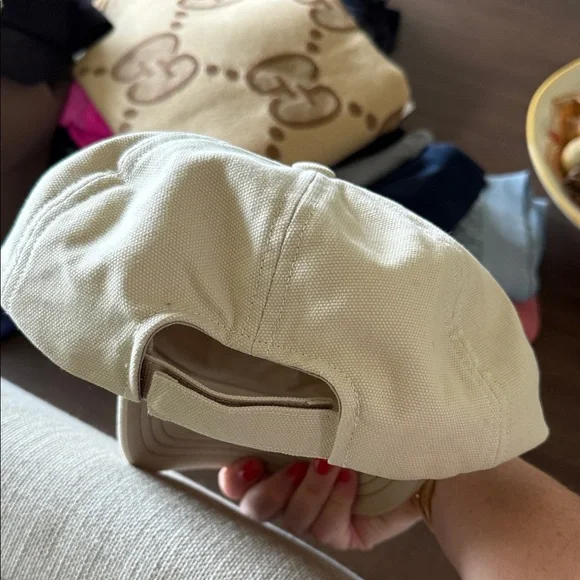 Isabel Marant Cream Logo Baseball Cap - Picture 6 of 6